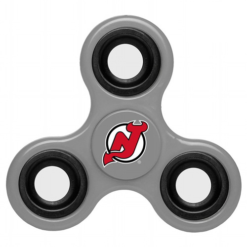 NHL New Jersey Devils 3 Way Fidget Spinner G93 - Gray
